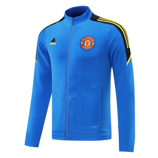 Sweatjacken Manchester United 2022-23 Blau